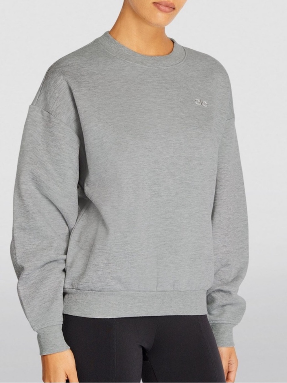 MINT ALO Yoga Gray Accolade Sweatshirt small unisex gray